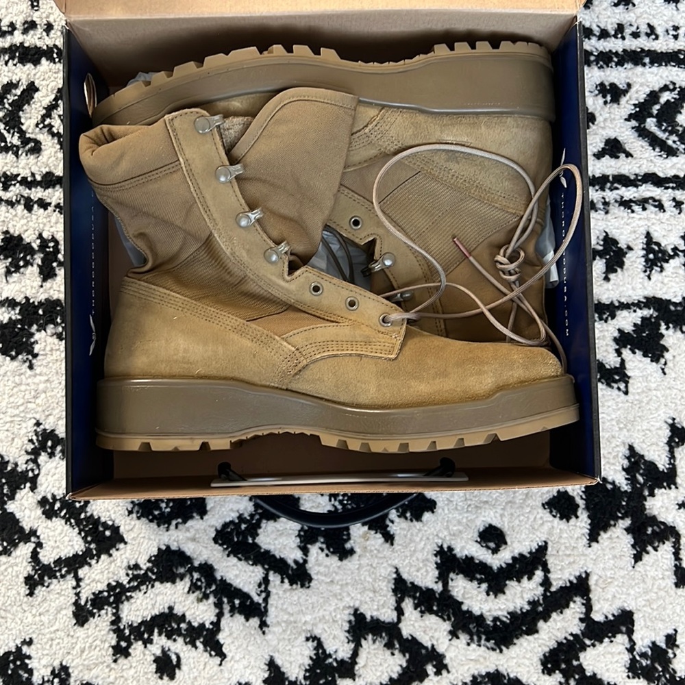 Thorogood 803-8000 Men's 8" Military Water Resistant Steel Safety Toe 14 W